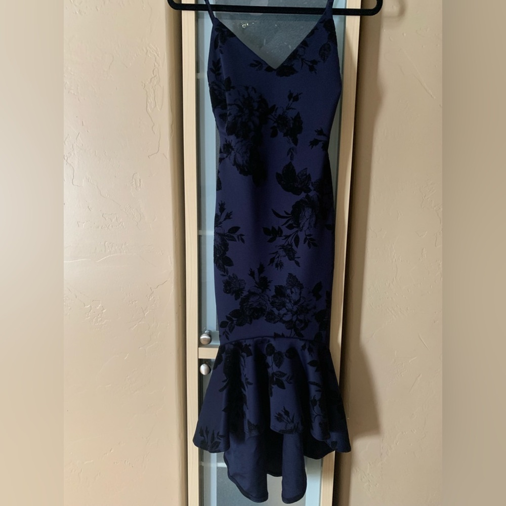 Blue&black wedding dress size S